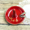 Riby Red Personalized Ring Holder