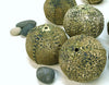 Wheel thrown Ceramic Textured  Sea Urchin - Choose Size