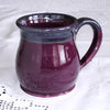 Eggplant Purple Coffee mug with beautiful drips