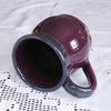 Eggplant Purple Coffee mug with beautiful drips