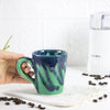 Ceramic Coffee mug, BlueRoomPottery Eggplant Purple cone tea cup