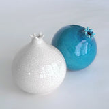 Ceramic Pomegranate bud vase, Good Luck for your Home