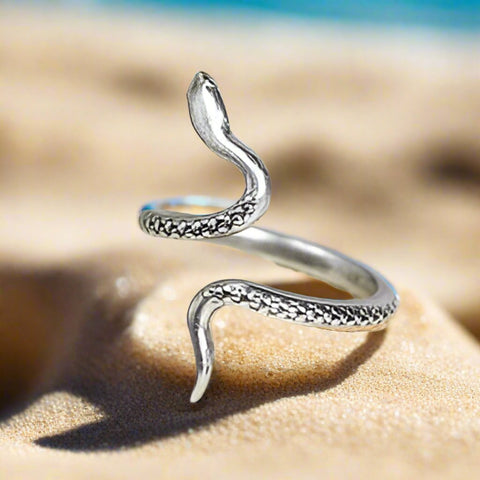Silver Snake Ring