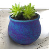 Ceramic Planter succulent planter Garden decor Velvet Purple