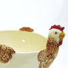 Chicken Large Yarn Bowl, Crochet bowl by Blueroompottery